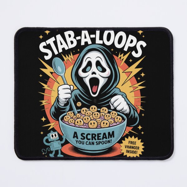 Item preview, Horror Funny Ghost Stab-A-Loops Horror Cereal Halloween designed and sold by milanforbes.