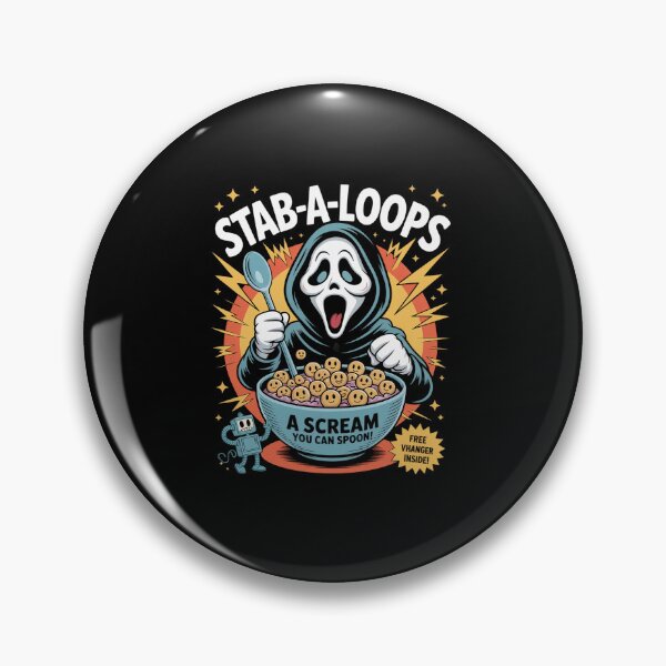 Item preview, Horror Funny Ghost Stab-A-Loops Horror Cereal Halloween designed and sold by milanforbes.
