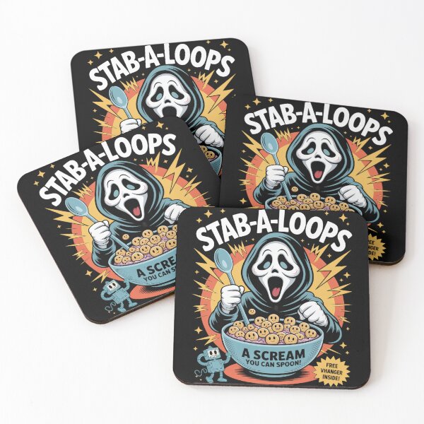 Item preview, Horror Funny Ghost Stab-A-Loops Horror Cereal Halloween designed and sold by milanforbes.