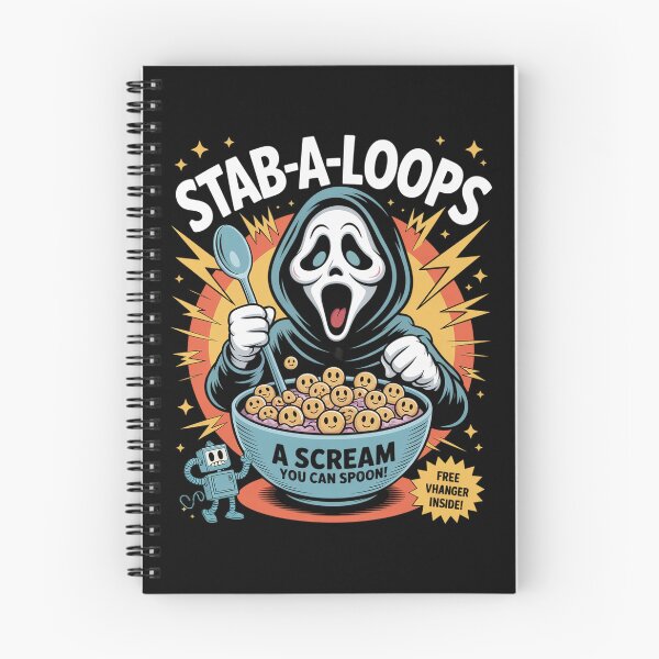 Item preview, Horror Funny Ghost Stab-A-Loops Horror Cereal Halloween designed and sold by milanforbes.