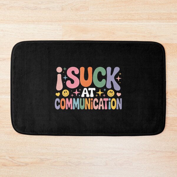 Item preview, I Suck At Communication Introvert Struggles Awkward - designed and sold by JosephineSarah.