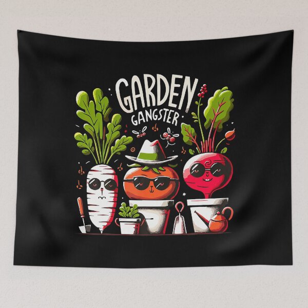 Item preview, Garden Gangster Gardener Funny designed and sold by MelanieMiram1.