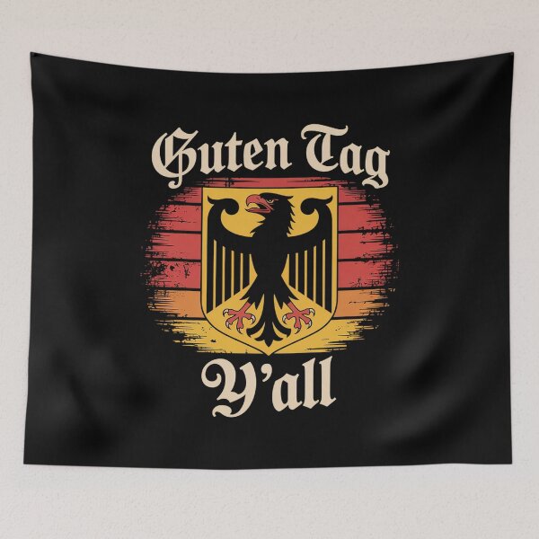 Item preview, Guten Tag Y'all Funny Oktoberfest Greeting German Prost  designed and sold by khorbiasieno.