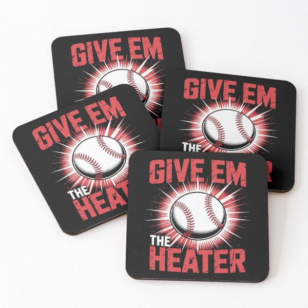 Item preview, Give Em The Heater Baseball Pitcher  designed and sold by estellaken.