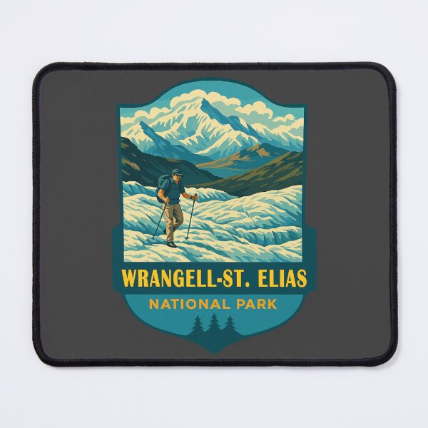 Item preview, Wrangell–St. Elias Alaska Mountain Sticker designed and sold by Ismeal Von.