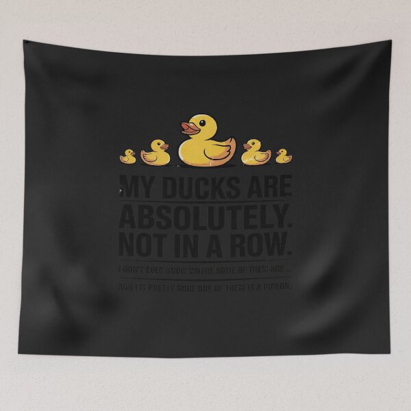 Item preview, Funny Meme My Ducks Are Absolutely Not In A Row Pigeon designed and sold by AvagondaMind.