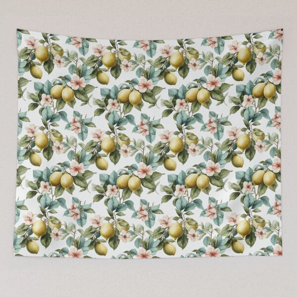 Item preview, Lovely Lemons and Blossoms designed and sold by BeeJoyDesign.