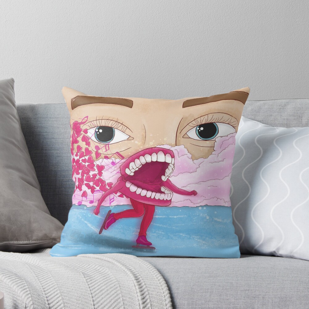 Item preview, Throw Pillow designed and sold by Rocksma.