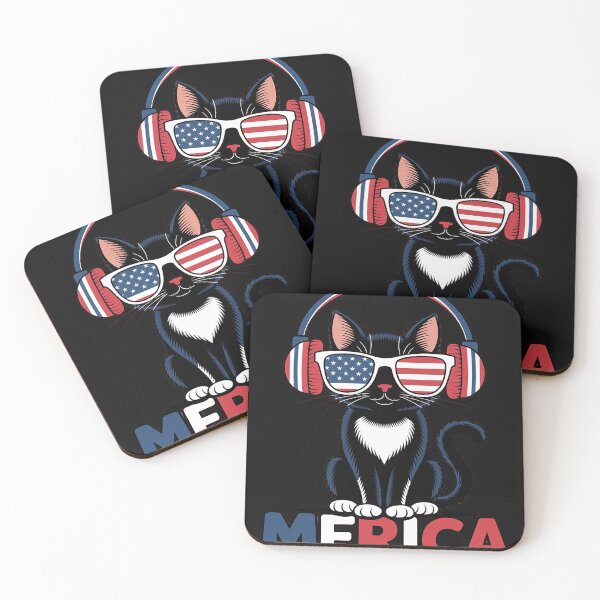 Item preview, Funny Merica Cattitude TShirt - Labor Day designed and sold by AvagondaMind.