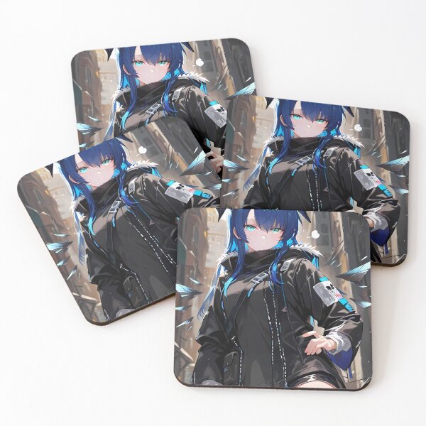 Item preview, Prelude Mostima Arknights Alley Shadow Halo Blue Urban Mystery designed and sold by HumbertoValveno.