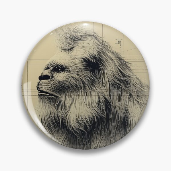 Item preview, Mysterious White Yeti in the Wild designed and sold by lautir.