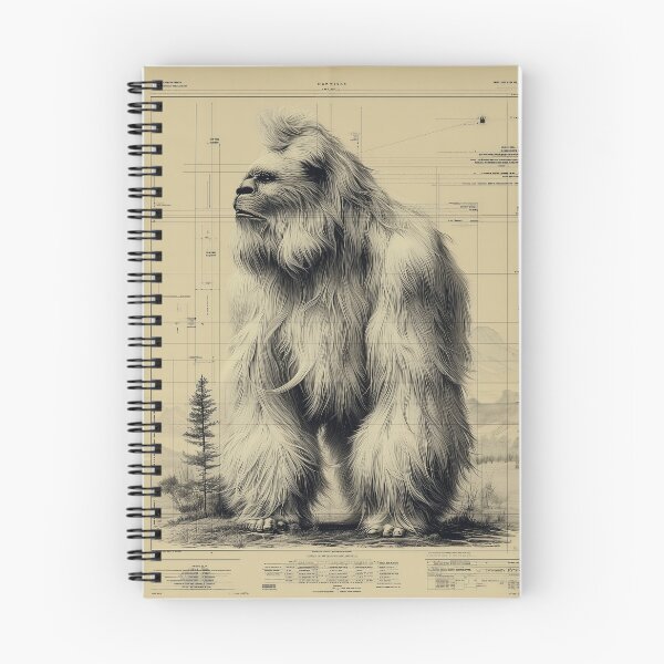 Item preview, Mysterious White Yeti in the Wild designed and sold by lautir.