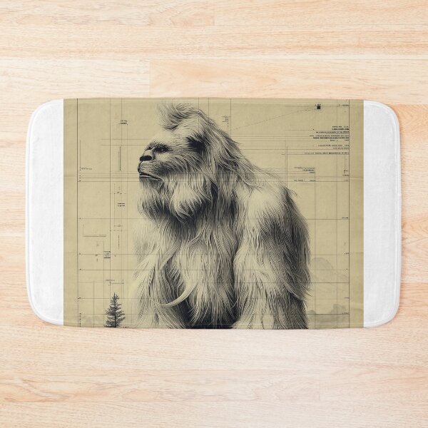 Item preview, Mysterious White Yeti in the Wild designed and sold by lautir.
