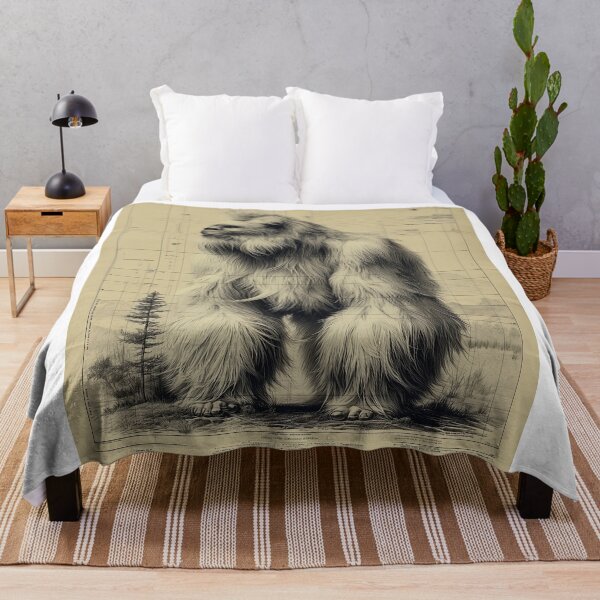 Item preview, Mysterious White Yeti in the Wild designed and sold by lautir.