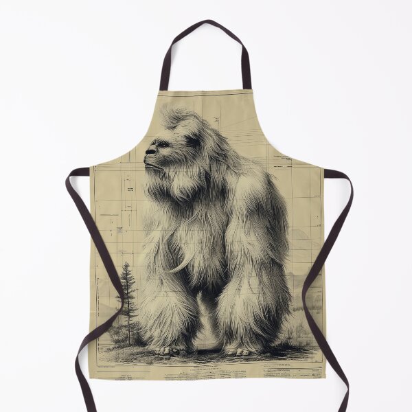 Item preview, Mysterious White Yeti in the Wild designed and sold by lautir.