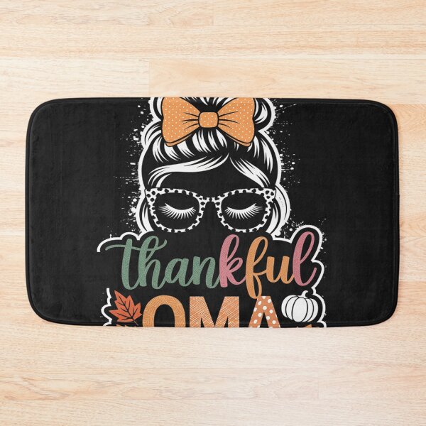 Item preview, Funny Messy Bun One Thankful Oma Fall Autumn Thanksgiving designed and sold by AvagondaMind.