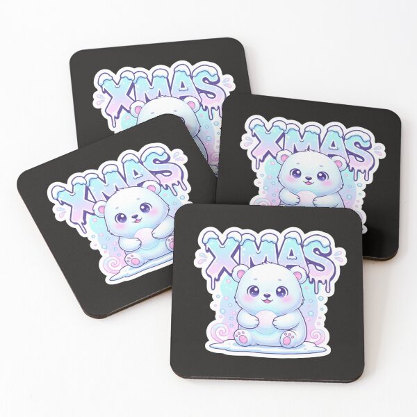 Item preview, Chibi IceBear Graffiti Sticker – XMAS Gift Series designed and sold by Imaginarium of Chaos falcon88 .
