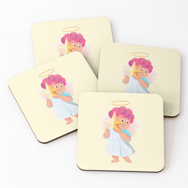 Item preview, Cute Little Angel Holding a Star designed and sold by Mariia Berezhna.