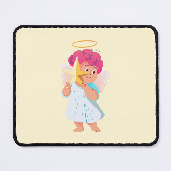 Item preview, Cute Little Angel Holding a Star designed and sold by Mariia Berezhna.