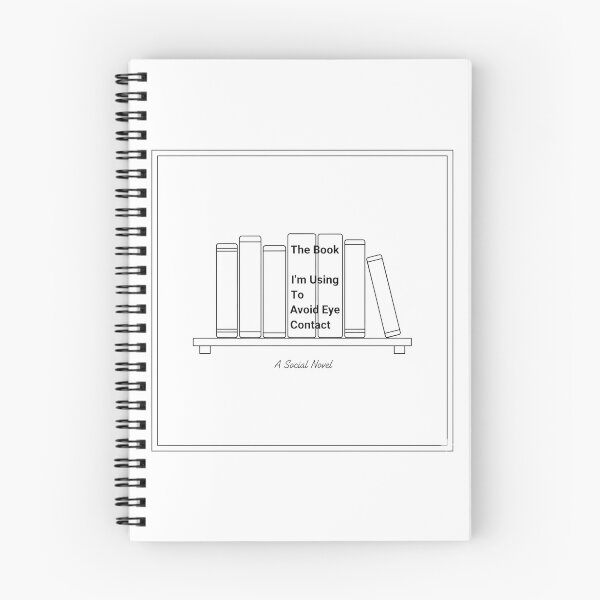 Item preview, The Book I'm Using To Avoid Eye Contact T-Shirt | Funny Reading Shirt for Introverts | Book Lovers Gift Idea designed and sold by LoupeRout.