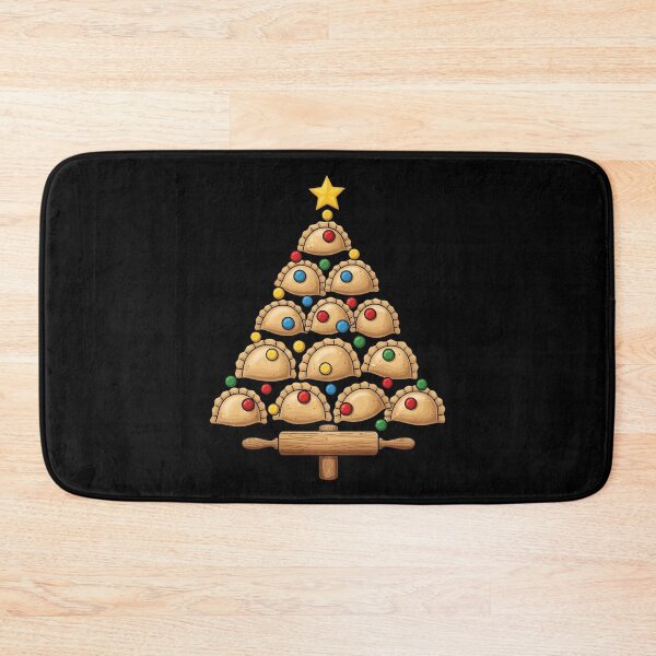 Item preview, Pierogi Tree Christmas Xmas Funny Polish Food designed and sold by BakeryDozen.