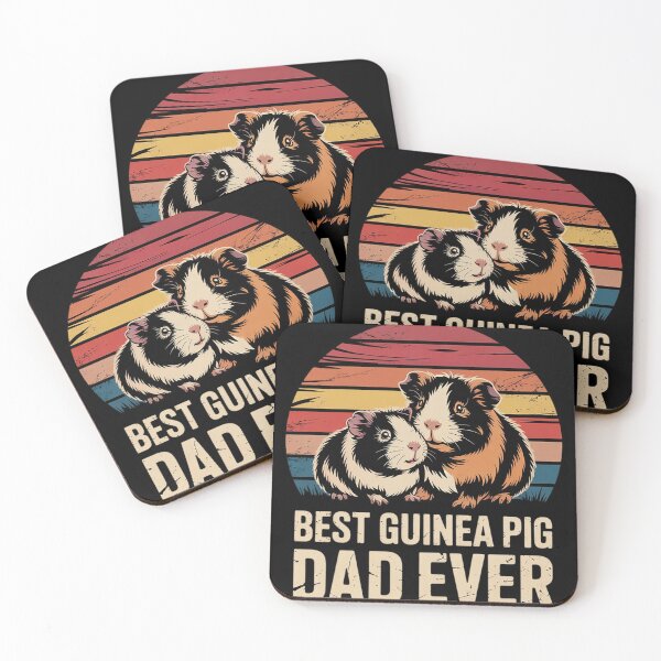 Item preview, Best Guinea Pig Dad Ever - Vintage Rodent Pet Lover  designed and sold by NailMolisa.