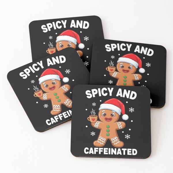 Item preview, Spicy and Caffeinated Coffee Gingerbread Christmas designed and sold by BakeryDozen.