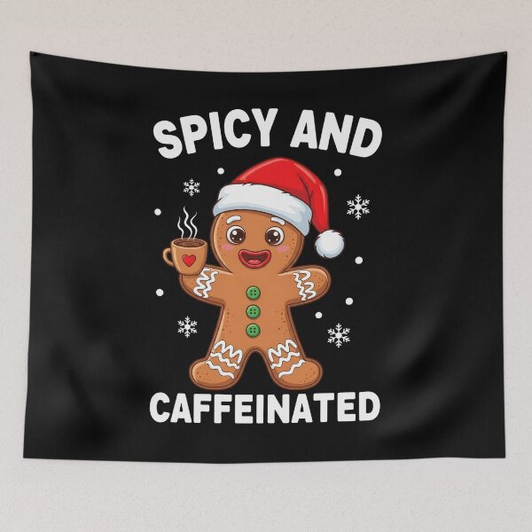 Item preview, Spicy and Caffeinated Coffee Gingerbread Christmas designed and sold by BakeryDozen.