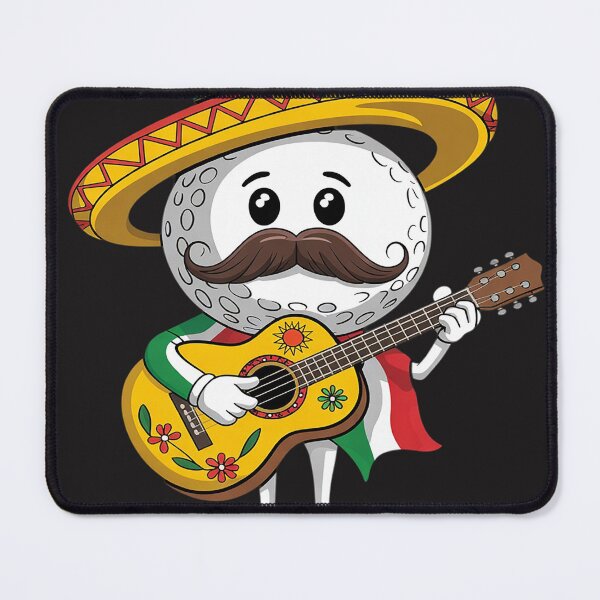 Item preview, Funny Mexican Golf Ball Sombrero Guitar Cinco De Mayo designed and sold by AvagondaMind.