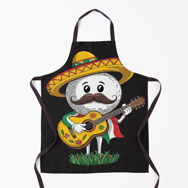 Item preview, Funny Mexican Golf Ball Sombrero Guitar Cinco De Mayo designed and sold by AvagondaMind.