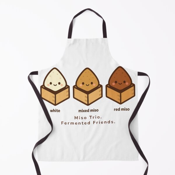 Item preview, Miso Trio – Fermented Friends | Cute Japanese Food Icon Art designed and sold by Yohei-Studio.