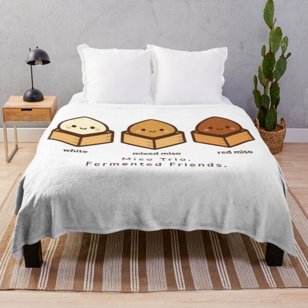 Item preview, Miso Trio – Fermented Friends | Cute Japanese Food Icon Art designed and sold by Yohei-Studio.