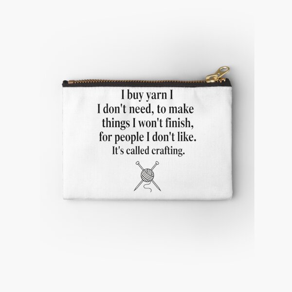 Item preview, Sarcastic Yarn Hoarder T-Shirt | Funny Knitting Crochet Gift | Crafting Humor for Hookers designed and sold by LoupeRout.