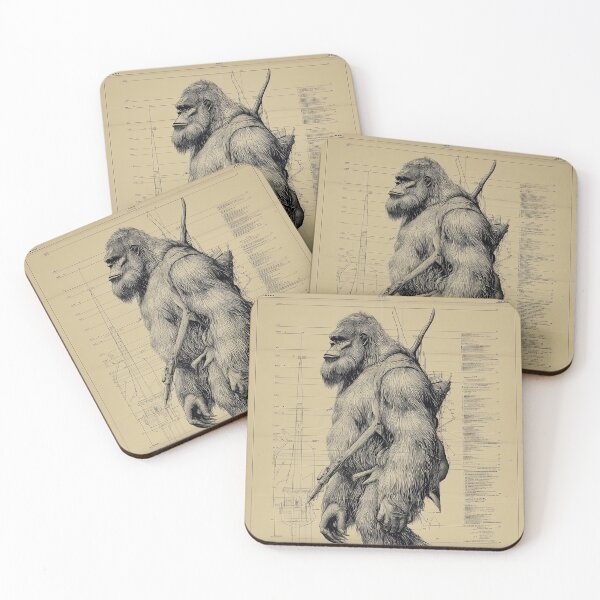 Item preview, Technical Drawing of Sasquatch designed and sold by lautir.