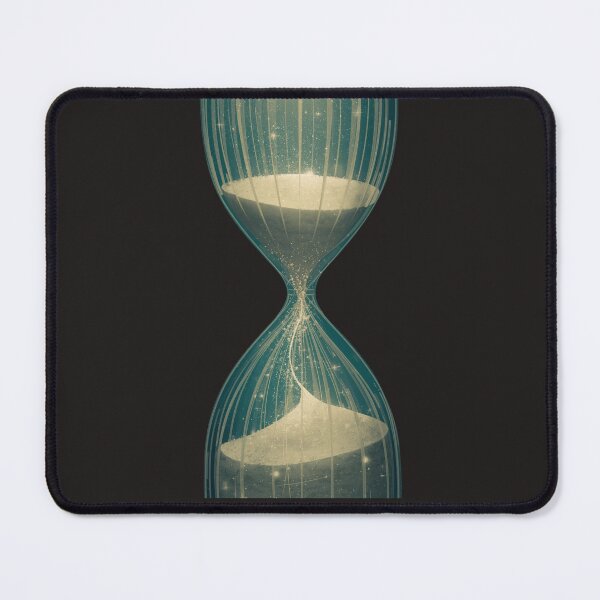 Item preview, Cosmic Hourglass with Falling Stardust Sand - Surreal Galaxy Time Art designed and sold by TitanRN.