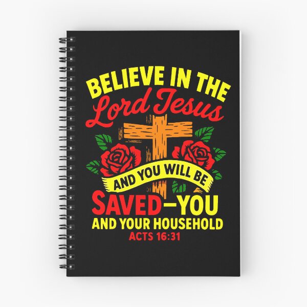 Item preview, Acts 16:31 Believe in the Lord Jesus and you will be saved designed and sold by plushism.