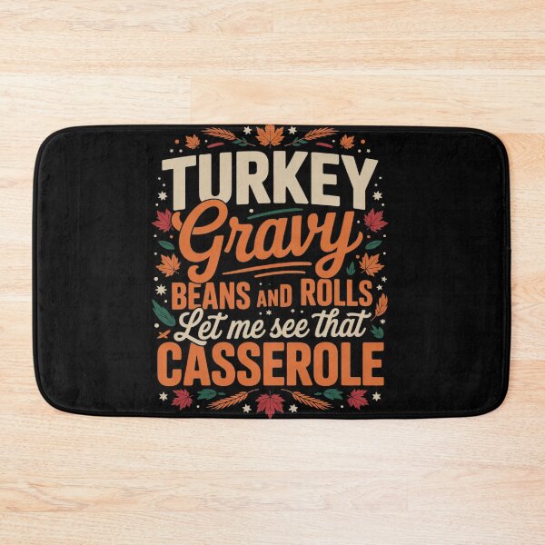 Item preview, Turkey Gravy Beans Rolls Let Me See Casserole Thanksgiving 01  designed and sold by KotexTemu.