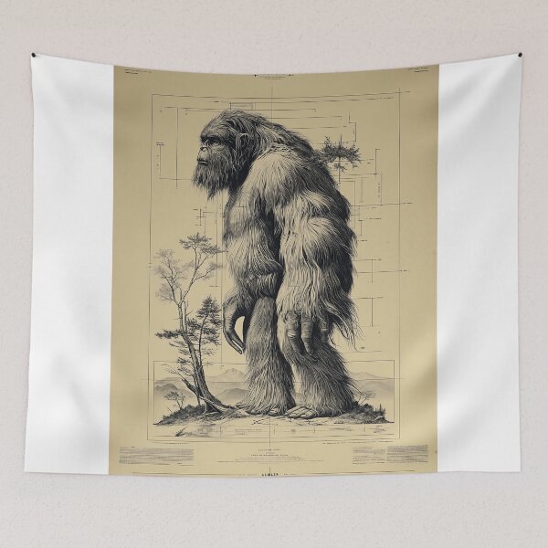 Item preview, Anatomy of a Sasquatch designed and sold by lautir.
