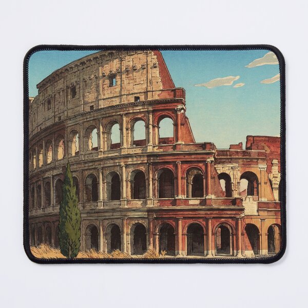 Item preview, Rome Colosseum Japanese Woodblock Print designed and sold by Takeda-art.