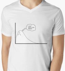 just want to be normal V-Neck T-Shirt