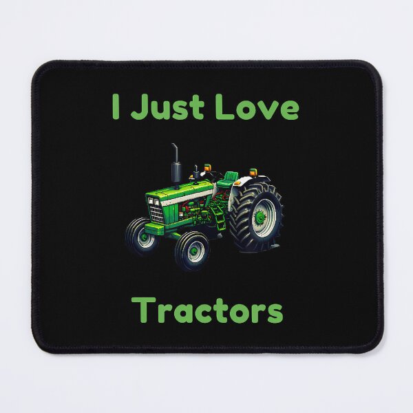 Item preview, I Just Love Tractors - Green Retro Tractor designed and sold by GeorgeneCharlo.