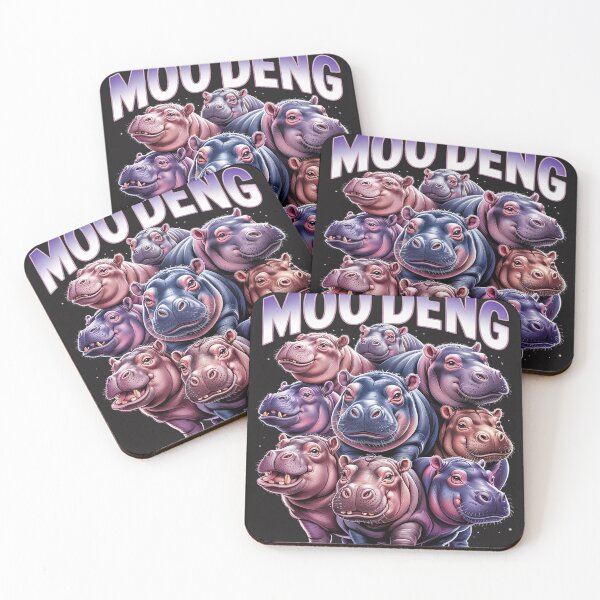 Item preview, Funny Moo-Deng Baby Pygmy Hippo Cute Zoo For Family On Back designed and sold by AvagondaMind.