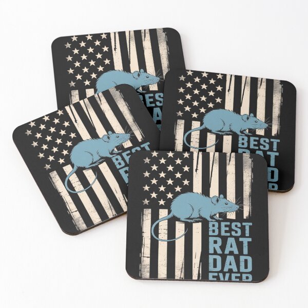 Item preview, Best Rat Dad Ever Pet Rat Rodent American Flag Father  designed and sold by MyzoToyota.