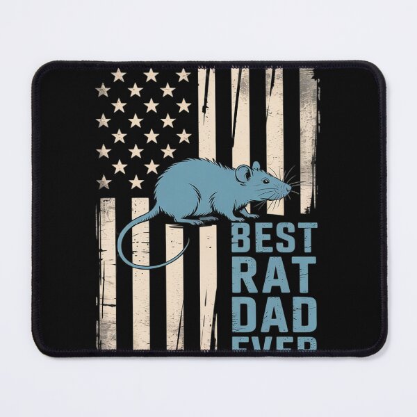 Item preview, Best Rat Dad Ever Pet Rat Rodent American Flag Father designed and sold by MyzoToyota.