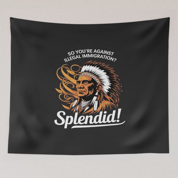 Item preview, Funny Native American Immigration Indigenous designed and sold by AvagondaMind.