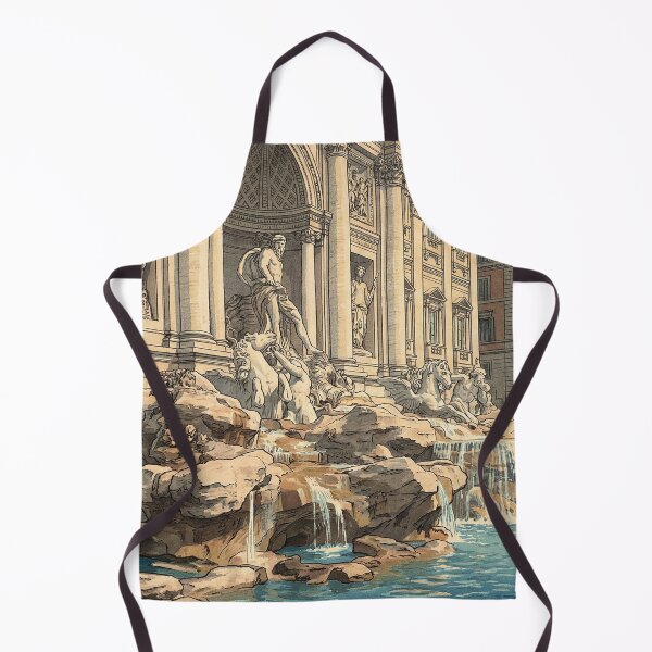 Item preview, The Trevi Fountain Japanese Woodblock Print designed and sold by Takeda-art.