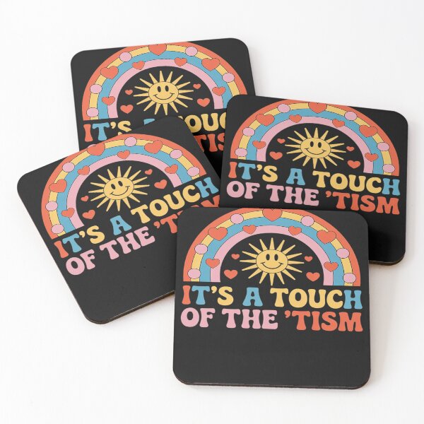 Item preview, Funny Neurodiversity Autism Cute It's A Touch Of The 'Tism designed and sold by AvagondaMind.