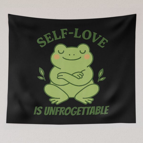 Item preview, Self-Love Frog  Positive Vibes designed and sold by ToriCarylon.