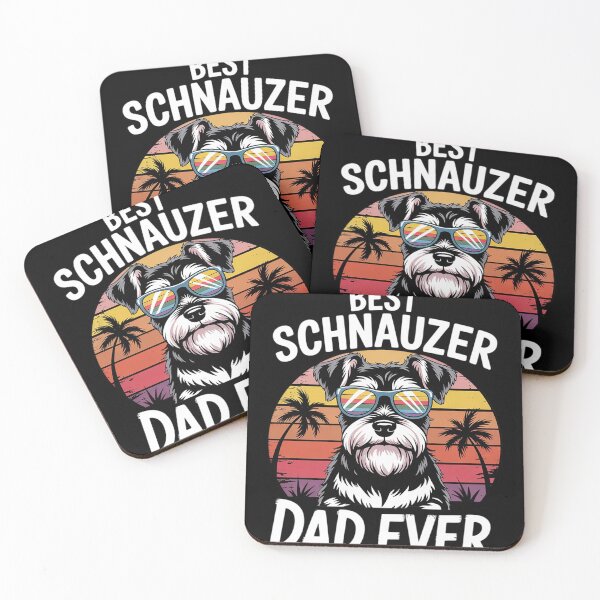 Item preview, Best Schnauzer Dad Ever Funny Pet Dog  designed and sold by MyzoToyota.