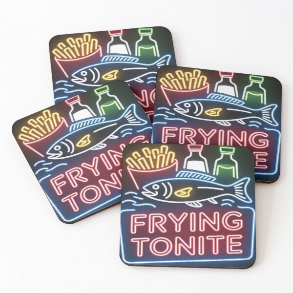 Item preview, Neon Fish n Chips Shop  designed and sold by halibutgoatramb.